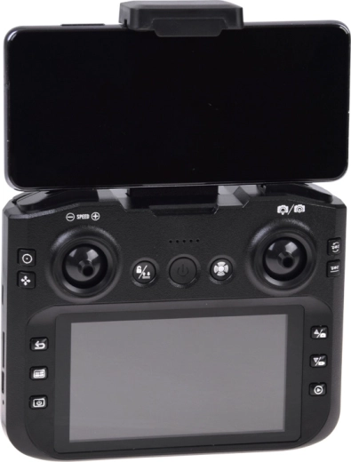 Télécommande avec écran LCD et support de téléphone