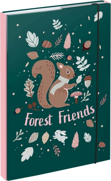 Chemises pour cahiers scolaires A4 avec motif écureuil BAAGL