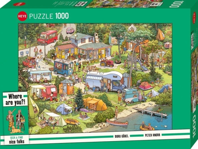 Puzzle Heye Seek & Find : Camping, 1000 pièces
