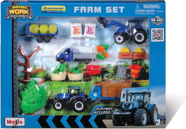 Maisto Méga set agricole New Holland