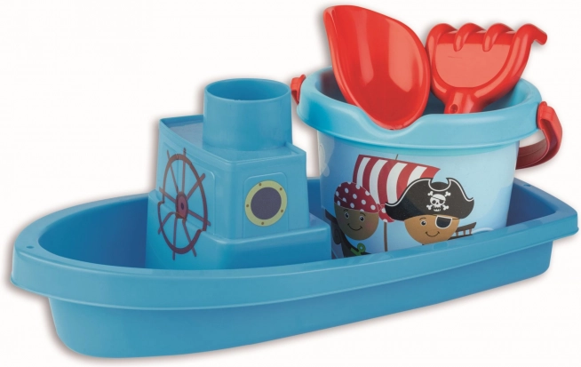 Androni ensemble de plage pirates avec bateau