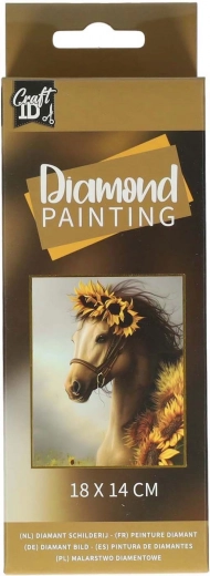 Peinture diamant Cheval 14x18 cm