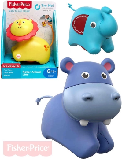 Fisher-Price animal à roulettes hochet pour bébé - 1 pièce