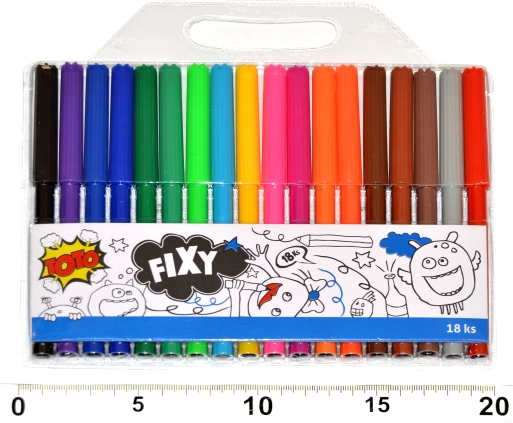 Set de feutres de couleur 18 pcs