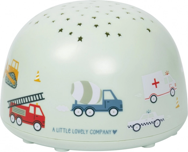A Little Lovely Company lampe avec projecteur pour enfants – Véhicules