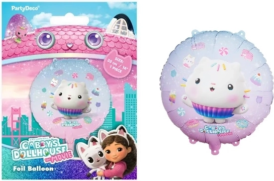 Ballon en aluminium Łakotek en forme de bonbon, 35 cm, assortiment de couleurs