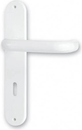 Poignée de porte Standard 72, plastique blanc