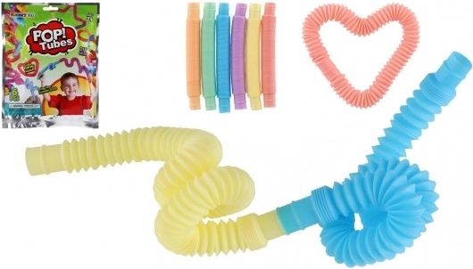 Tubes sensoriels extensibles – kit de construction 6 pcs