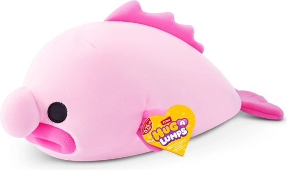 Peluche rose douce et expression mignonne marquée