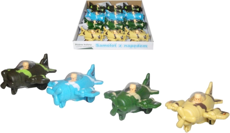 Avion en plastique à propulsion par friction