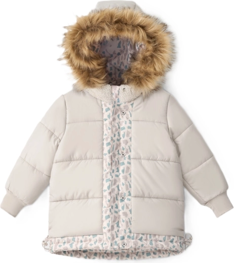Capuche avec bordure en fourrure