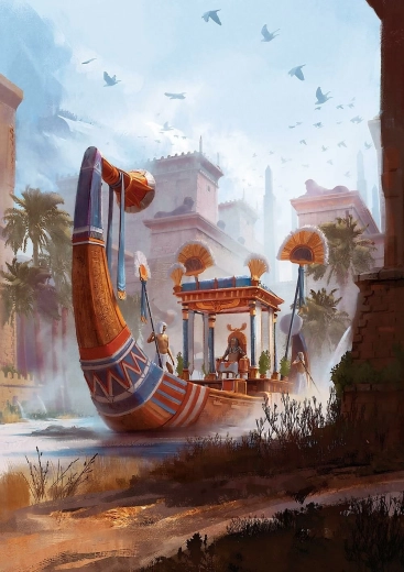 Puzzle Le bateau du pharaon 1000 pièces