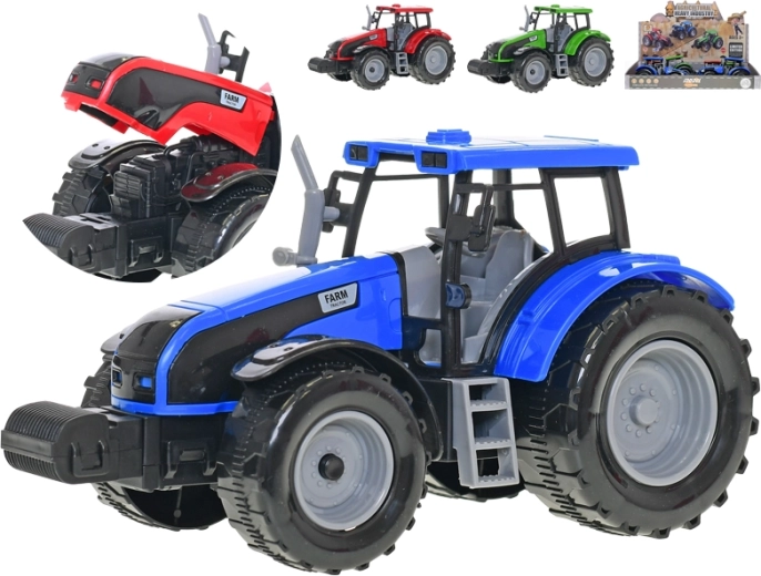Tracteur en plastique à inertie 20 cm