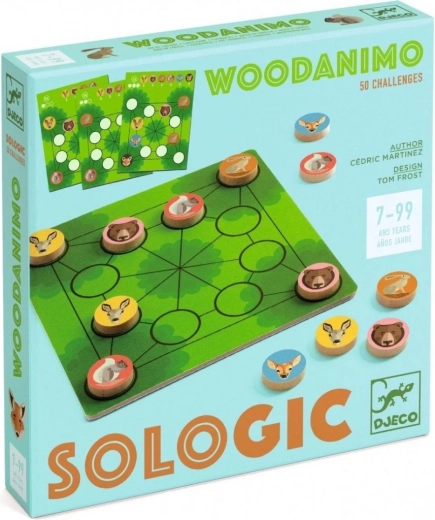 Djeco Jeu Logique en Bois Woodanimo