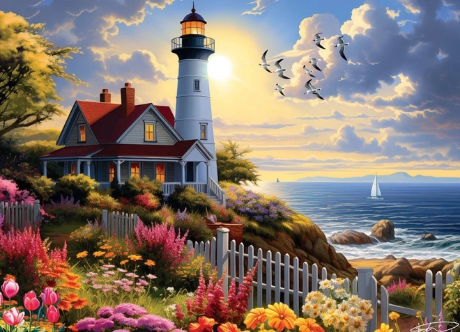 Puzzle COBBLE HILL vers le phare – 500 pièces