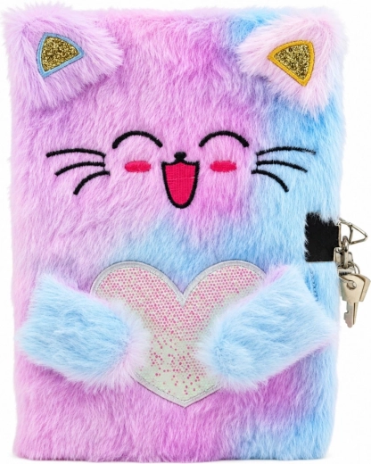 Couverture en peluche douce avec chaton