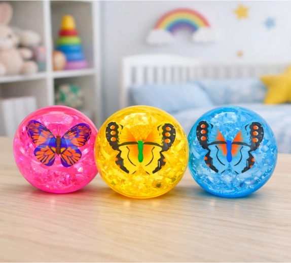 Éclats de couleur à chaque rebond