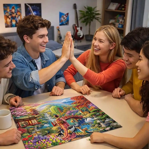 Un moment agréable à partager