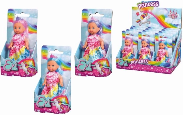 Poupée Evička princesse arc-en-ciel