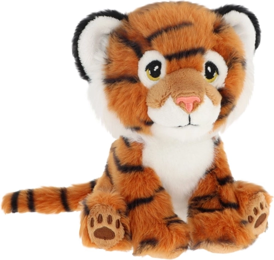 Keel Toys Keeleco tigre en peluche en plastiques recyclés 14 cm