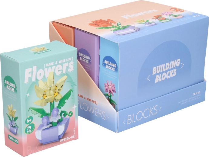 Mini kit de construction fleur - 1 pièce