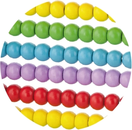 Des perles colorées pour faciliter la distinction
