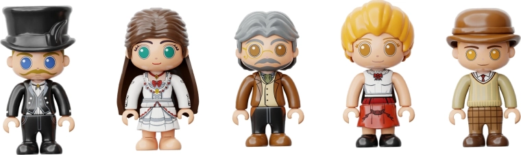 Minifigurines pour des scènes de représentation