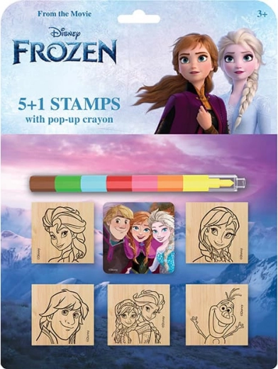Ensemble de tampons avec crayon de cire Frozen - La Reine des Neiges