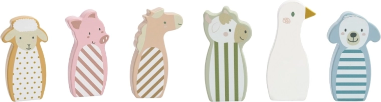 Adorable ferme aux couleurs pastel