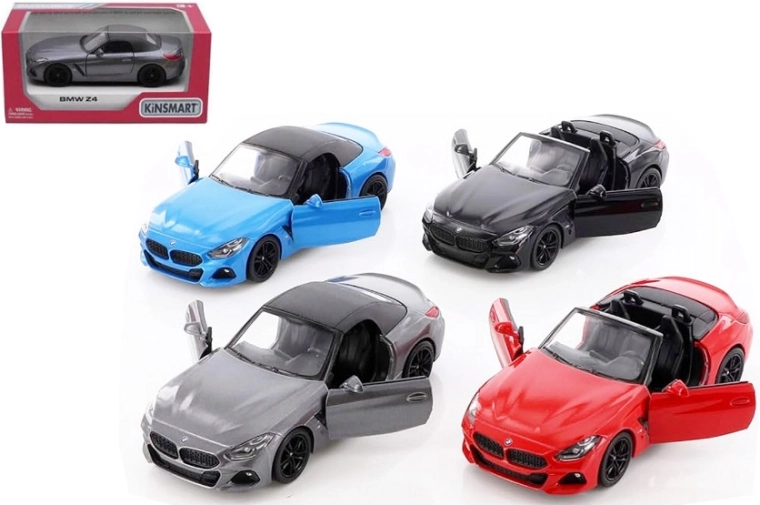 Modèle de voiture en métal BMW Z4 1:34 avec mécanisme à rétrofriction