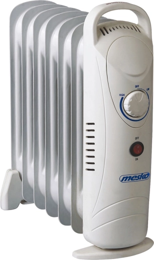 Radiateur à bain d’huile Mesko 700 W à 7 ailettes