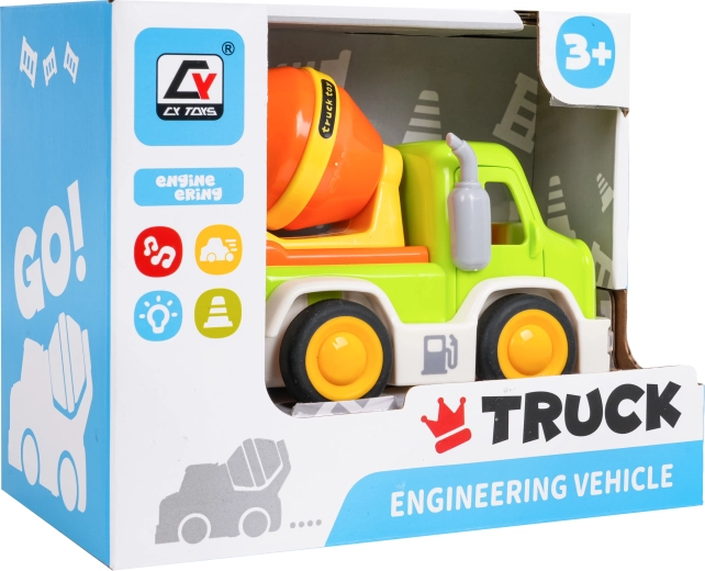 Camion-bétonnière pour enfants avec sons et lumières