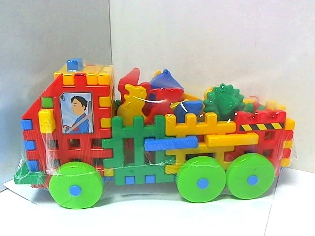 Briques de construction – camion avec animaux