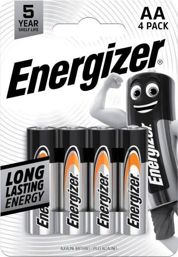 Energizer Everyday piles alcalines AA, 4 pcs