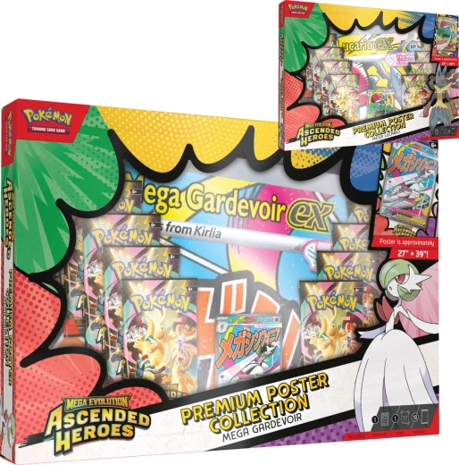 Pokémon TCG Ascended Heroes collection premium avec poster - 1 pièce
