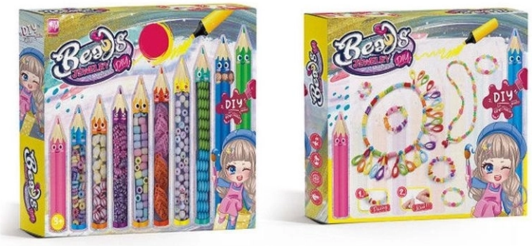 Kit créatif de perles Crayons