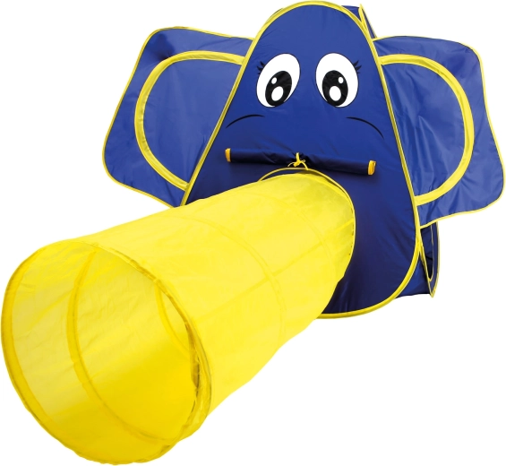 Tente de jeu pour enfants Éléphant avec tunnel