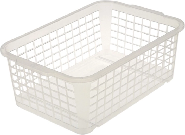 Panier en plastique mini 30 × 20 × 11 cm, transparent