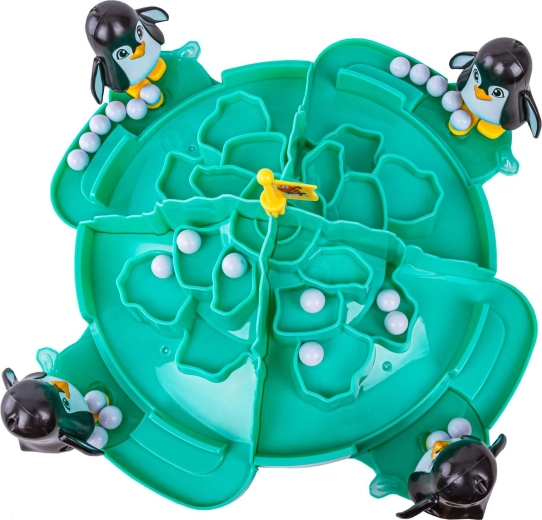 Commande simple : appuie sur le pingouin et tire