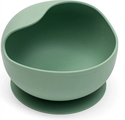 Bol en silicone avec ventouse vert New Baby