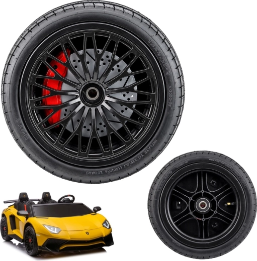 Roue en caoutchouc gonflable de rechange pour véhicule électrique Lamborghini XXL - 1 pièce