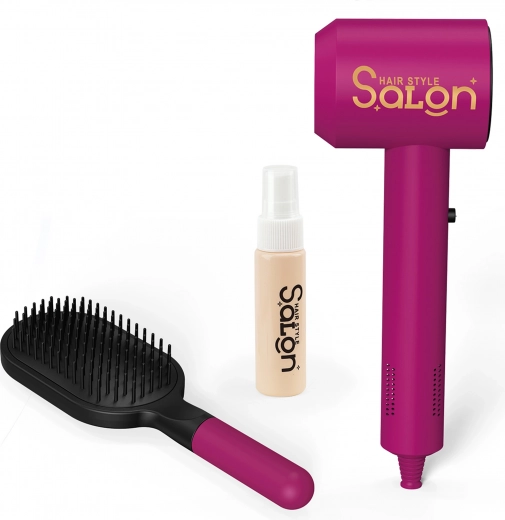 coffret cosmétique avec sèche-cheveux fonctionnel pour enfants 21 cm