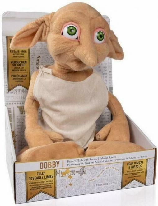 Lutin en peluche Dobby 30 cm HARRY POTTER – parlant et articulé