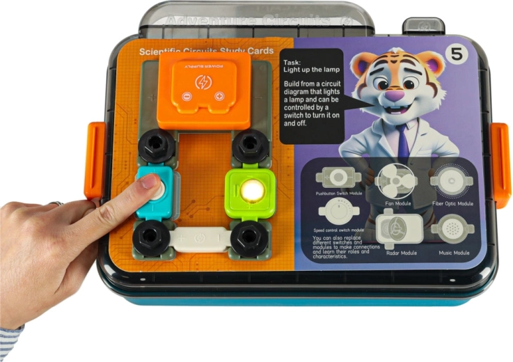 Construisez de vrais circuits électriques facilement et en toute sécurité