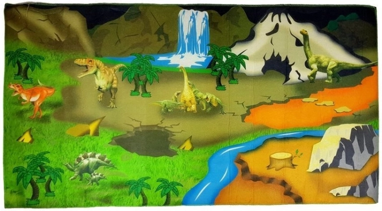 Tapis de sol pour enfants avec dinosaures