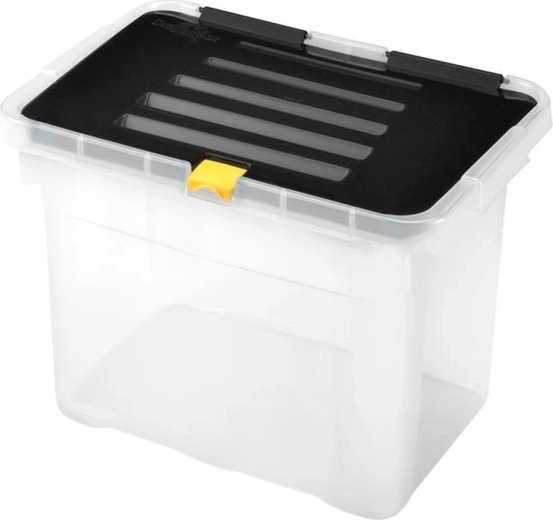 Boîte de rangement en plastique avec couvercle 9 l, 30 × 23 × 20 cm