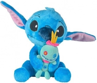 Mascotte Disney Lilo et Stitch avec Scrump, 25 cm