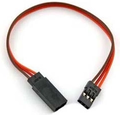 Câble de rallonge pour servo 15 cm JR (plat) - 1 pièce
