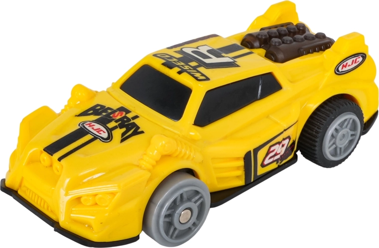 Voiture avec éclairage arrière