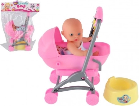 Ensemble de jeu Poussette avec bébé